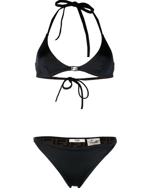 fendi black bikini